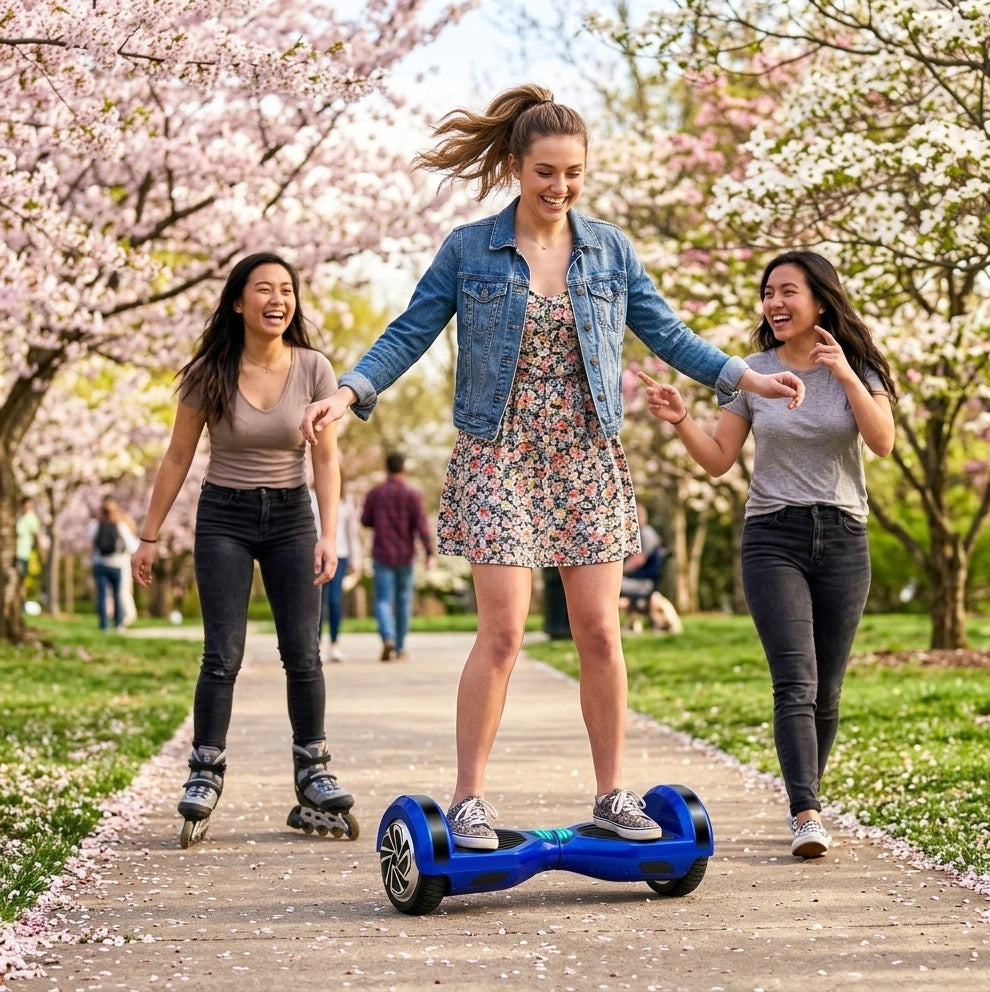Beeboard Electric Hoverboard Scooter Blue