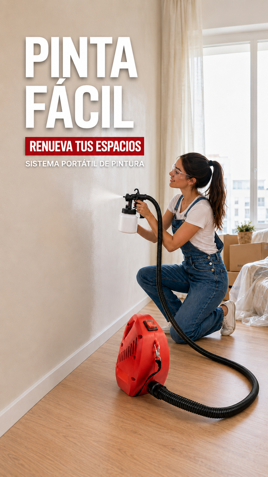 Pistola Pulverizadora Eléctrica para Pintura modelo Jet Paint