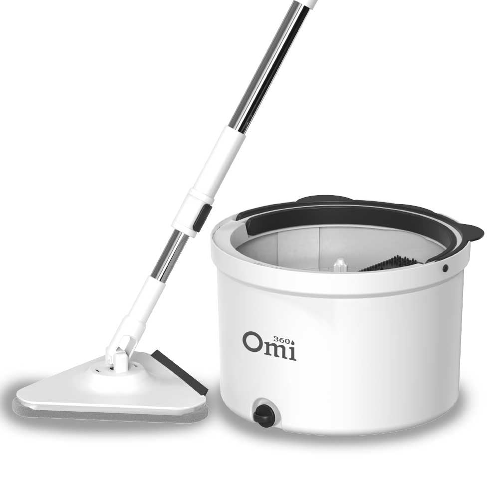 MOP TRAPEADOR CON CUBETA CENTRIFUGA DE AGUA MODELO OMI 360 LUXURY