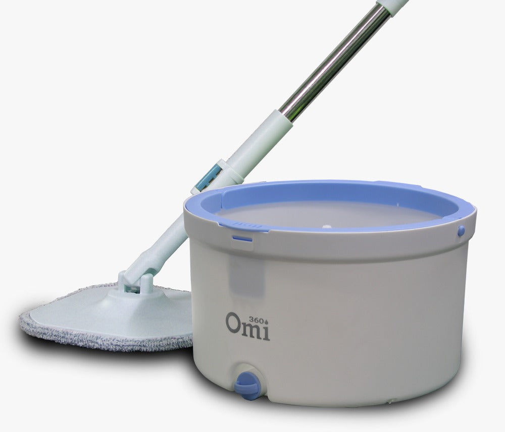 MOP TRAPEADOR CON CUBETA CENTRIFUGADORA DE AGUA MODELO OMI 360 BASICO