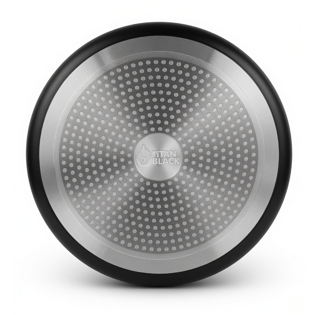 Juego de 2 Ollas Titan Black con Tapas de Vidrio  Antiadherentes  Compatibles con Estufas de Inducción y Gas
