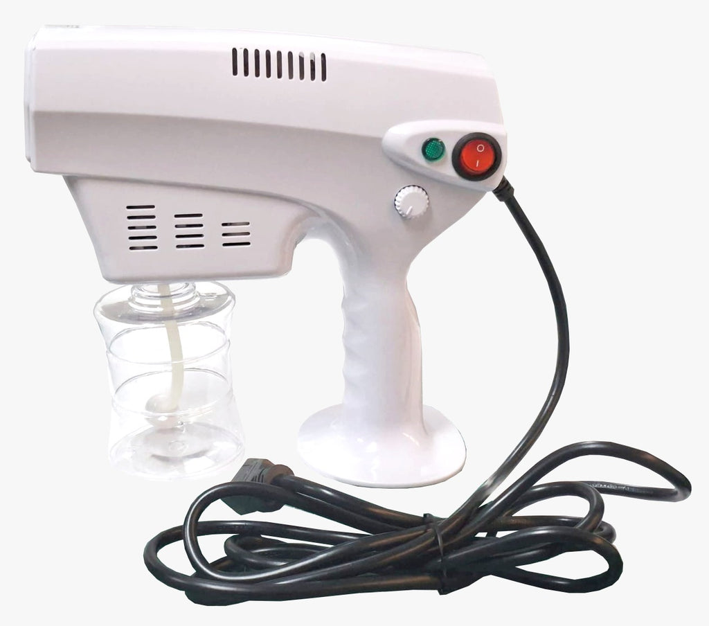 Pistola Sanitizante Eléctrica Nano Spray Profesional | Nebulizador Desinfectante Portátil para Hogar, Oficina y Negocio