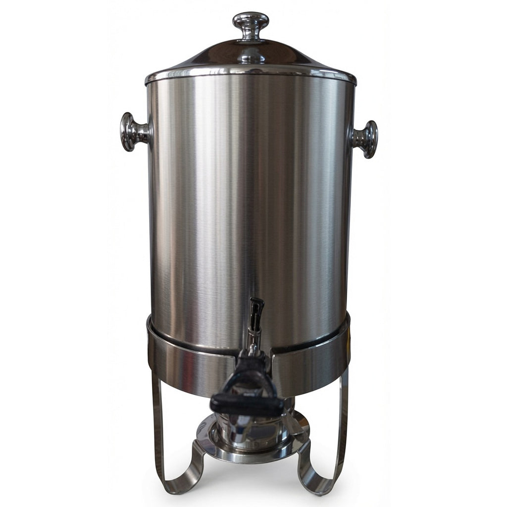 Cafetera Dispensadora de Acero Inoxidable con Calentador 49 tazas de capacidad