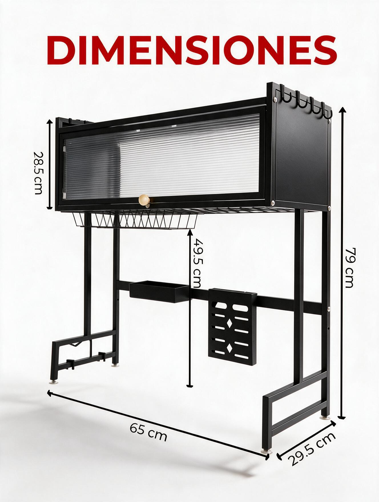 Escurridor de Platos de Acero